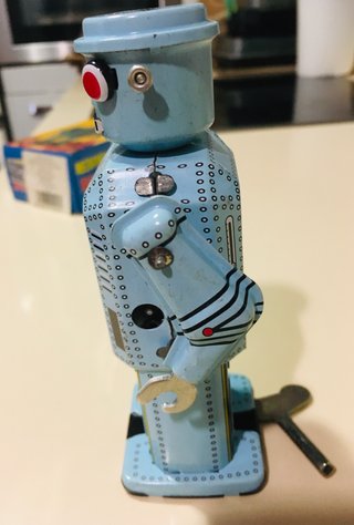 ROBOT OJALATA a Corda con Scatola Intatta da Collezione