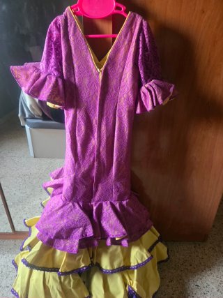 Traje de flamenca niña