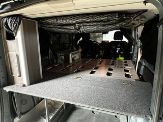3a banqueta de renault trafic camper + colchon