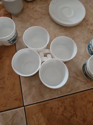 Juego de tazas de porcelana