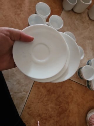 Juego de tazas de porcelana