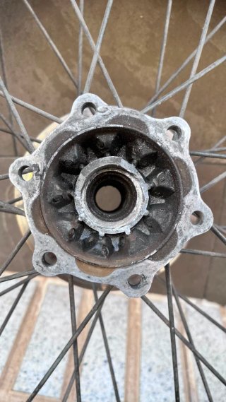 Ruedas Rieju RR Doradas con Disco