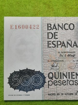 Billete 500 Pesetas España 1979