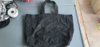 Bolso Stradivarius Negro con Pedrería