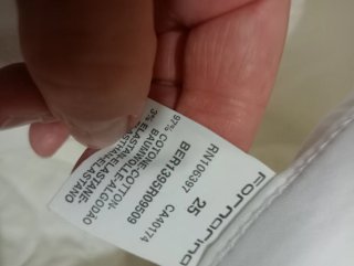 Pantaloni bianchi a sigaretta Fornarina