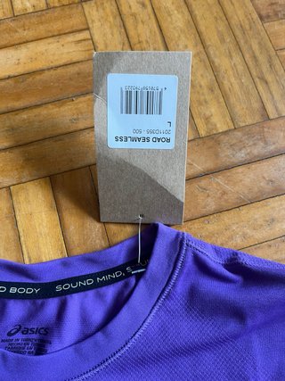 Camiseta Asics Morada Nueva