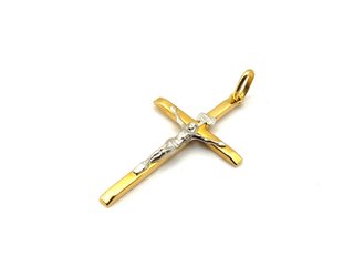E1809552-40    Crucifijo Oro 18k