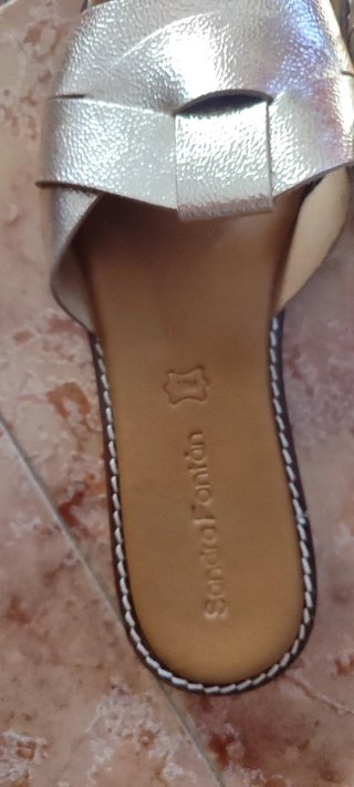 Sandalias Sandra Fontan Talla 41 Doradas