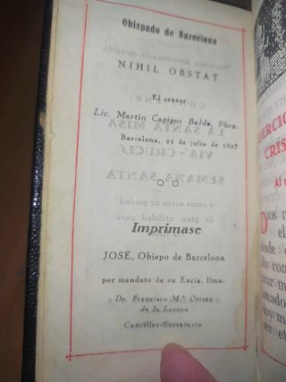 Libro religioso/devocionario (Diamante celestial)