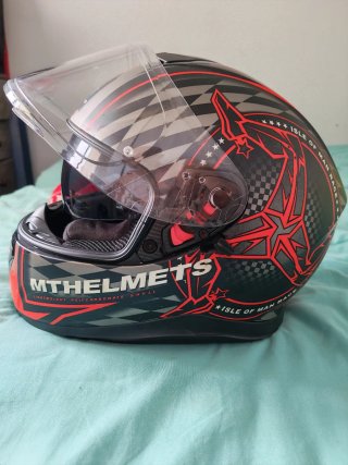 Casco MT Helmets Thunder 3 Negro/Rojo