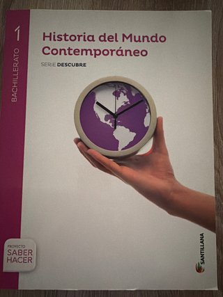 Historia del mundo contemporáneo, 1 bachillerato