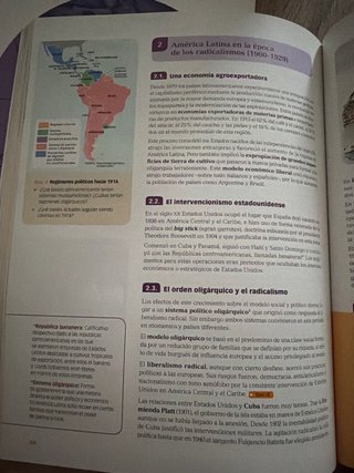 Historia del mundo contemporáneo, 1 bachillerato