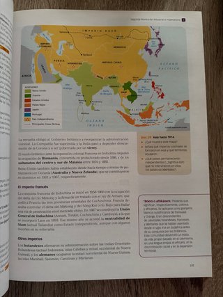 Historia del mundo contemporáneo, 1 bachillerato