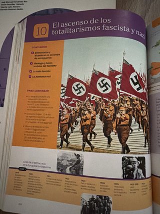 Historia del mundo contemporáneo, 1 bachillerato