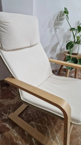Sillón Poäng Ikea Beige
