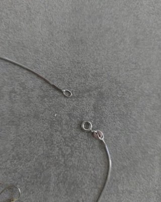 Collana con ciondolo a cuore + orecchini