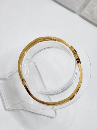 Pulsera Osito Baño Oro Acero Quirúrgico