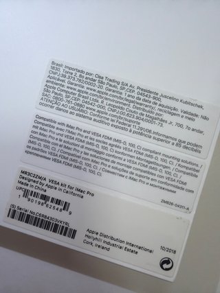 Adaptador VESA Apple iMac Pro