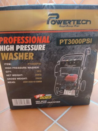 Hidrolimpiadora Gasolina Powertech PT3000PSI