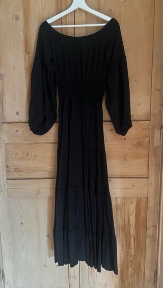Vestido largo negro