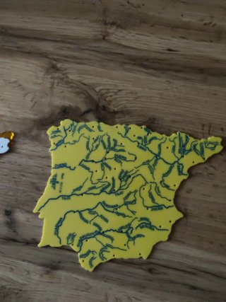 Plantillas Mapas España Plástico 3 Unidades