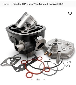 Cilindro AllPro Iron 70cc Minarelli LC