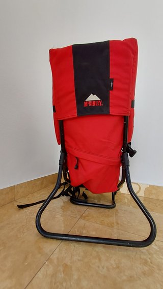 Mochila Portabebés Senderismo Roja