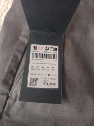 Pantalón Massimo Dutti marrón de hombre