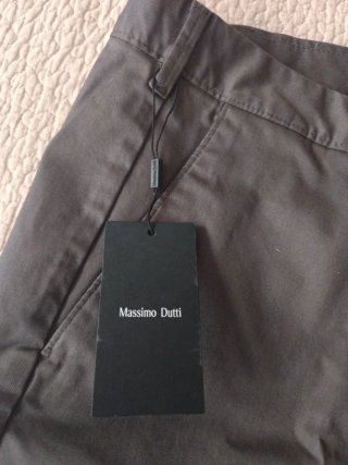 Pantalón Massimo Dutti marrón de hombre