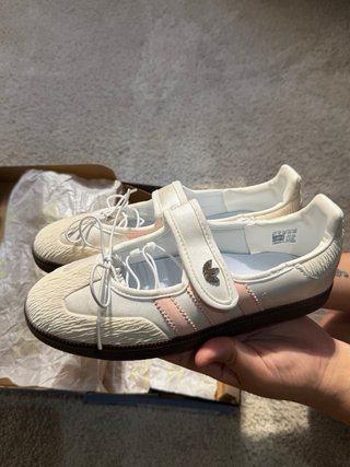 Adidas Samba Mujer Blanco y Rosa