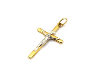 E1809552-42    Crucifijo Oro 18k