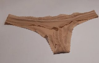 Slip Brasiliana Calvin Klein Beige Nero m.