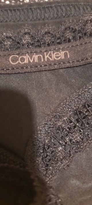 Slip Brasiliana Calvin Klein Beige Nero m.