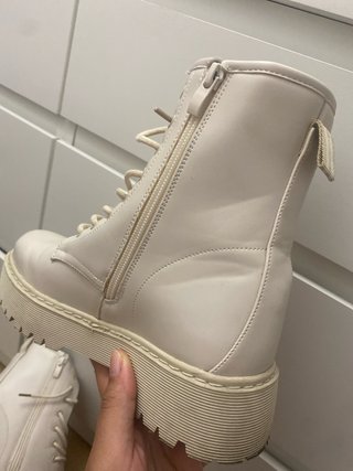 Botines blancos plataforma