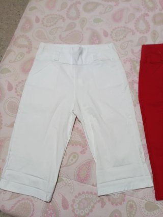 Lote Pantalón Elástico Talla M Rojo
