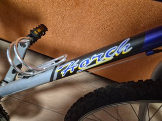 Bicicleta Horch plateada y azul niños
