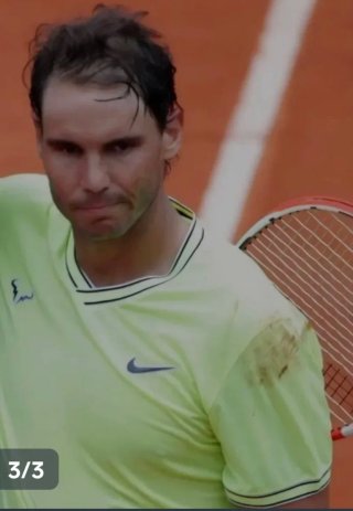 Camiseta NikeCourt AeroReact Rafa Nadal Nike S