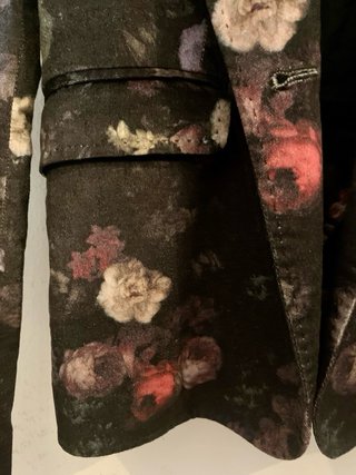 Americana Paul Smith Flores Terciopelo 42 IT XS