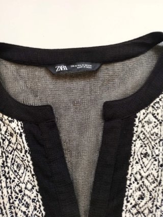 Vestido Midi Zara Estilo Caftán