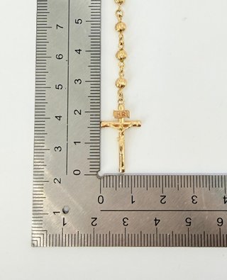 Cadena Bolas de oro de 18k, 12.42 g, 52.5 cm.