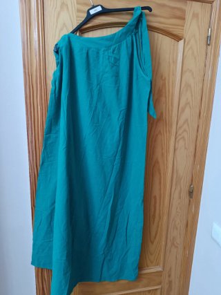 Vestido verano hombro lazada talla 46/48