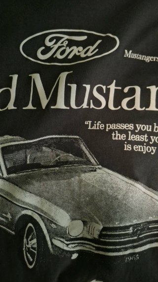 Camiseta Ford Mustang Gris