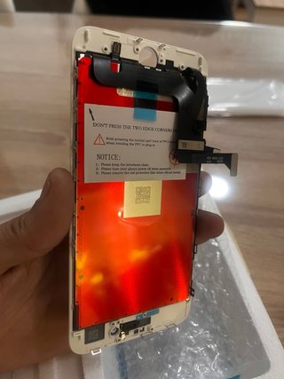 Pantalla iphone 8 plus blanca