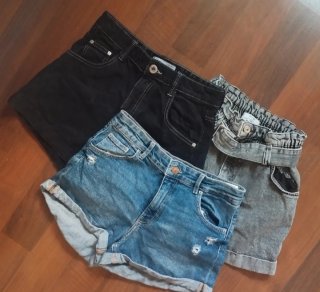 Lote Pantalón Short Denim Vaquero de Verano