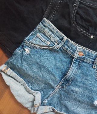 Lote Pantalón Short Denim Vaquero de Verano