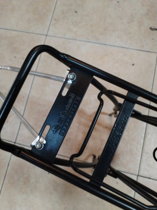 Portabultos Bicicleta Negro