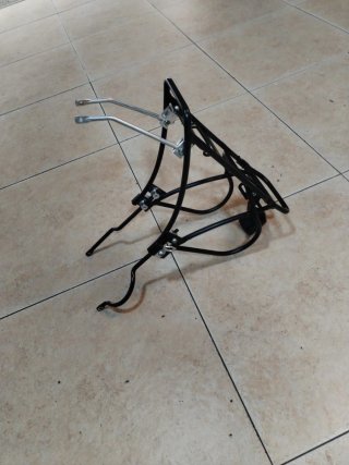 Portabultos Bicicleta Negro