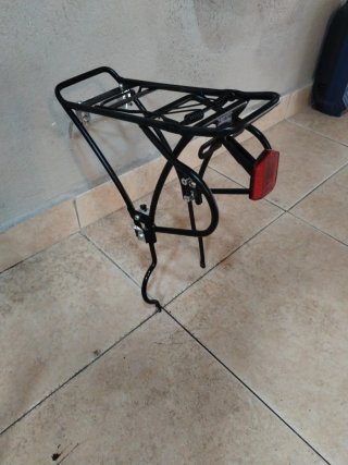 Portabultos Bicicleta Negro