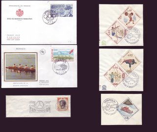 38 FDC Mónaco | 1956-92 (venta indiv. o en lote/s)
