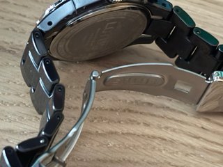 Reloj Lotus Cerámica Negro y Plateado